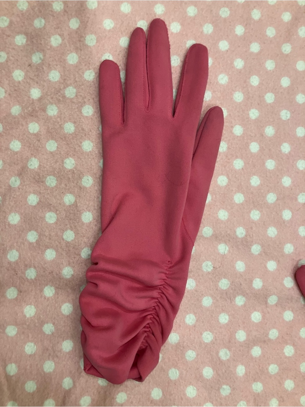 Vintage Hansen Gloves 7 Raspberry Pink - Picture 6 of 10